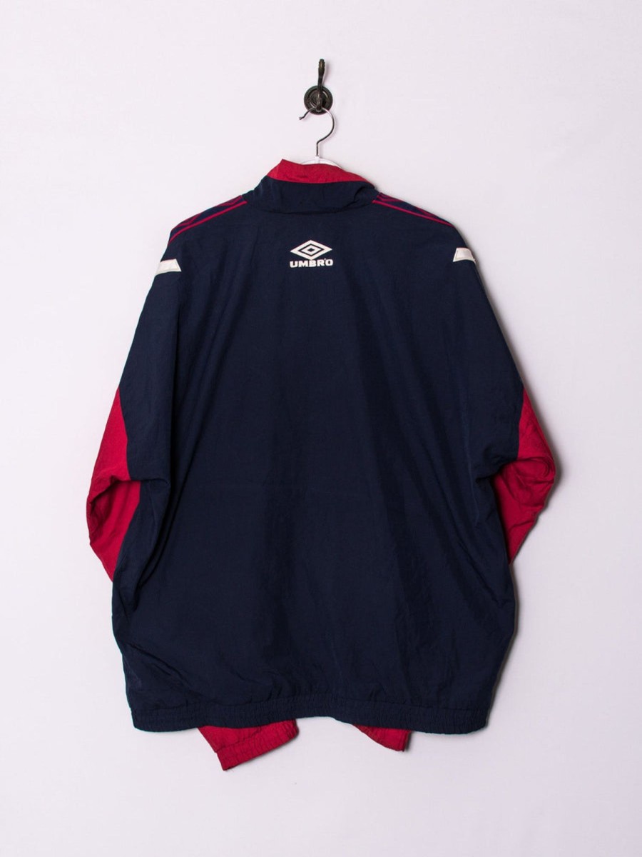 Impalavintage Umbro Red & Blue Retro Track Jacket New