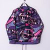 Impalavintage Sport Design Purple Reversible Fleeced+Jacket Hot