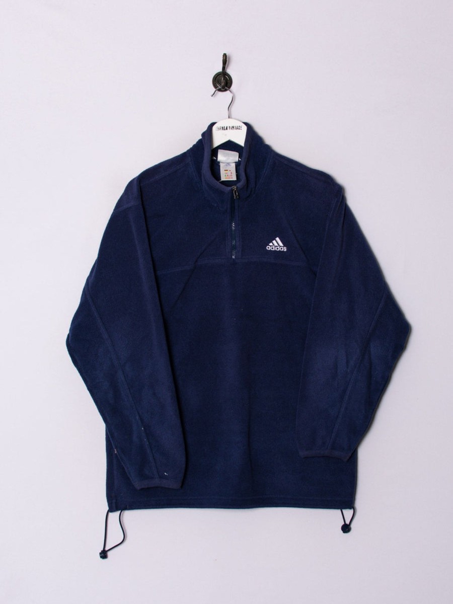 Impalavintage Adidas Blue Fleece Clearance