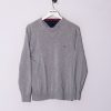 Impalavintage Tommy Hilfiger Grey Ii Light Sweater Wholesale