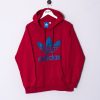 Impalavintage Adidas Originals Red Hoodie Clearance