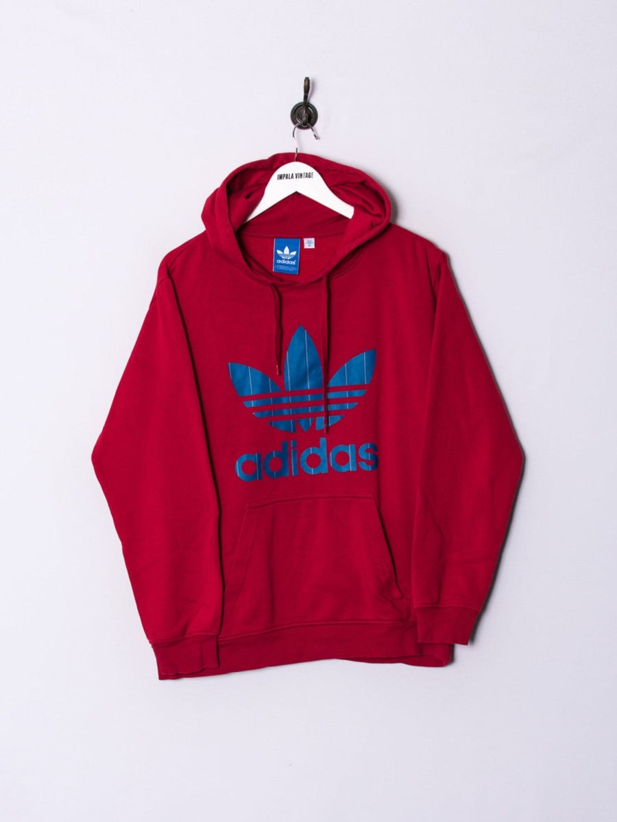 Impalavintage Adidas Originals Red Hoodie Clearance