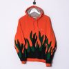 Impalavintage Nike Orange Rework V Hoodie New