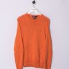 Impalavintage Polo Ralph Lauren Orange Sweater Clearance