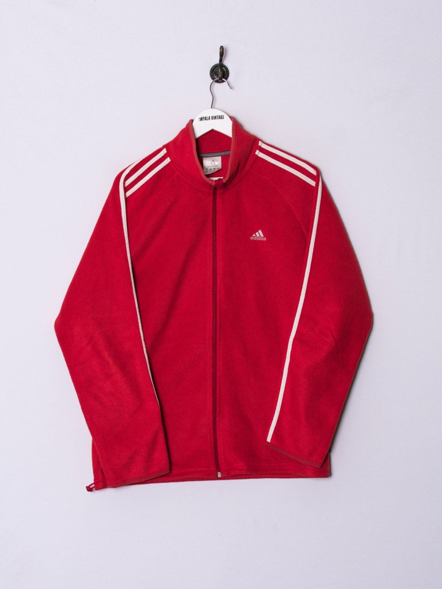 Impalavintage Adidas Red Fleece Clearance