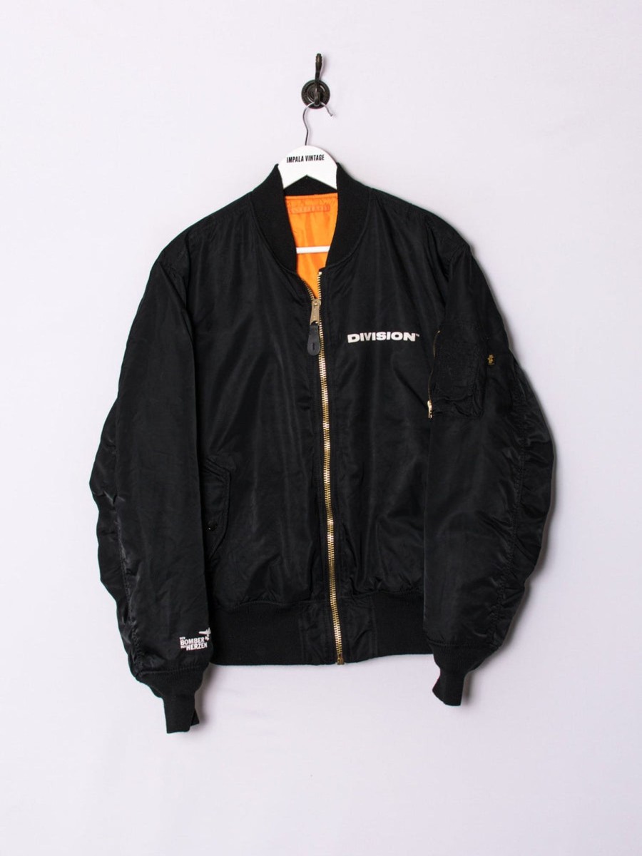 Impalavintage Alpha Industries Division Reversible Bomber Jacket Clearance