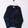 Impalavintage Champion Black & Blue Rework Sweatshirt Hot