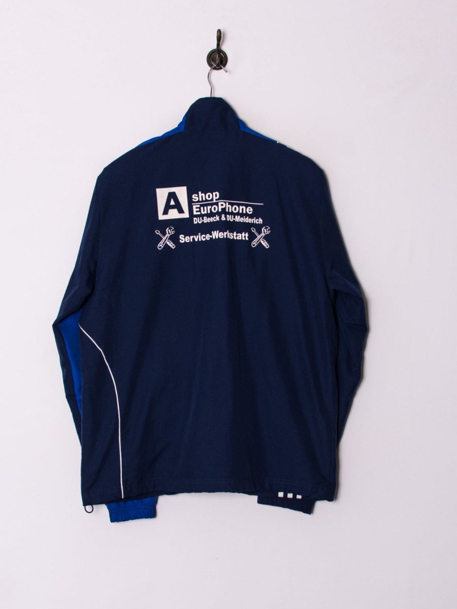 Impalavintage Adidas Blue Track Jacket Clearance