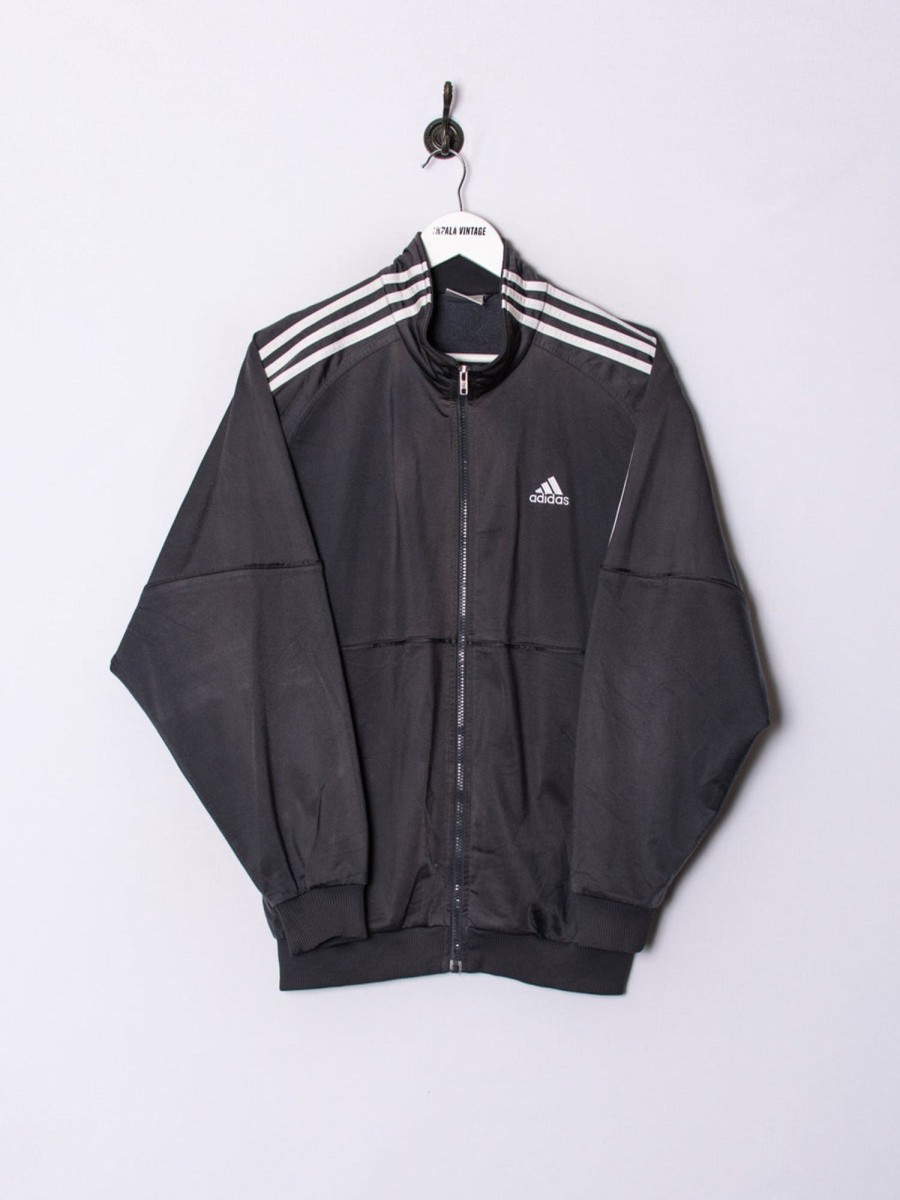 Impalavintage Adidas Grey Track Jacket Clearance