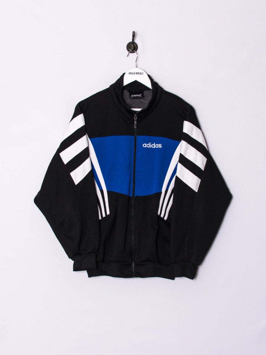 Impalavintage Adidas Blue & Black Tracksuit Online