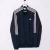 Impalavintage Adidas Navy Blue Tracksuit Clearance