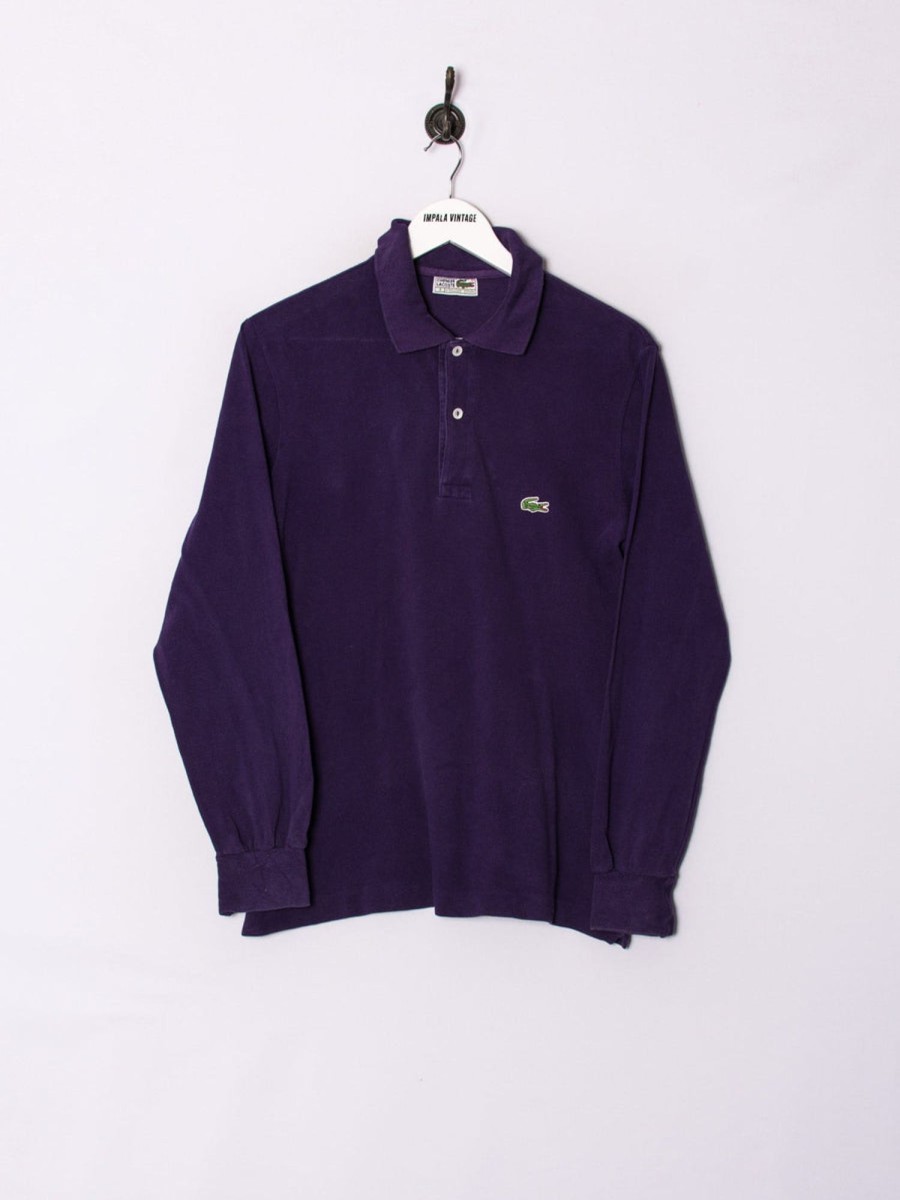 Impalavintage Chemise Purple Ii Long Sleeves Poloshirt Hot