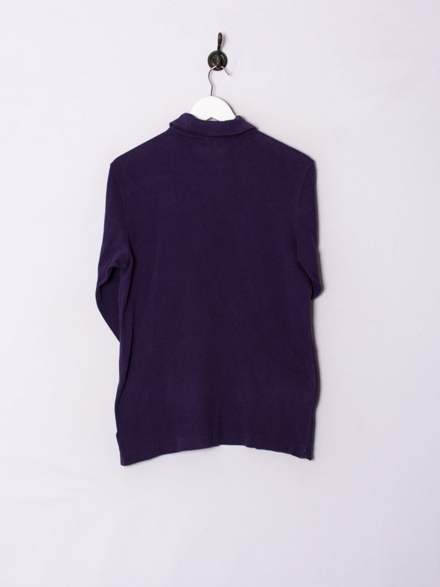 Impalavintage Chemise Purple Ii Long Sleeves Poloshirt Hot