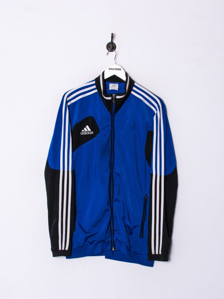 Impalavintage Adidas Blue Track Jacket New