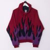 Impalavintage Champion Red Rework Hoodie Clearance