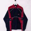 Impalavintage Puma Blue & Red Velvet Jacket Hot