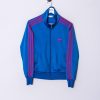 Impalavintage Adidas Originals Blue & Pink Track Jacket Wholesale