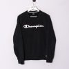 Impalavintage Champion Black I Sweatshirt Wholesale