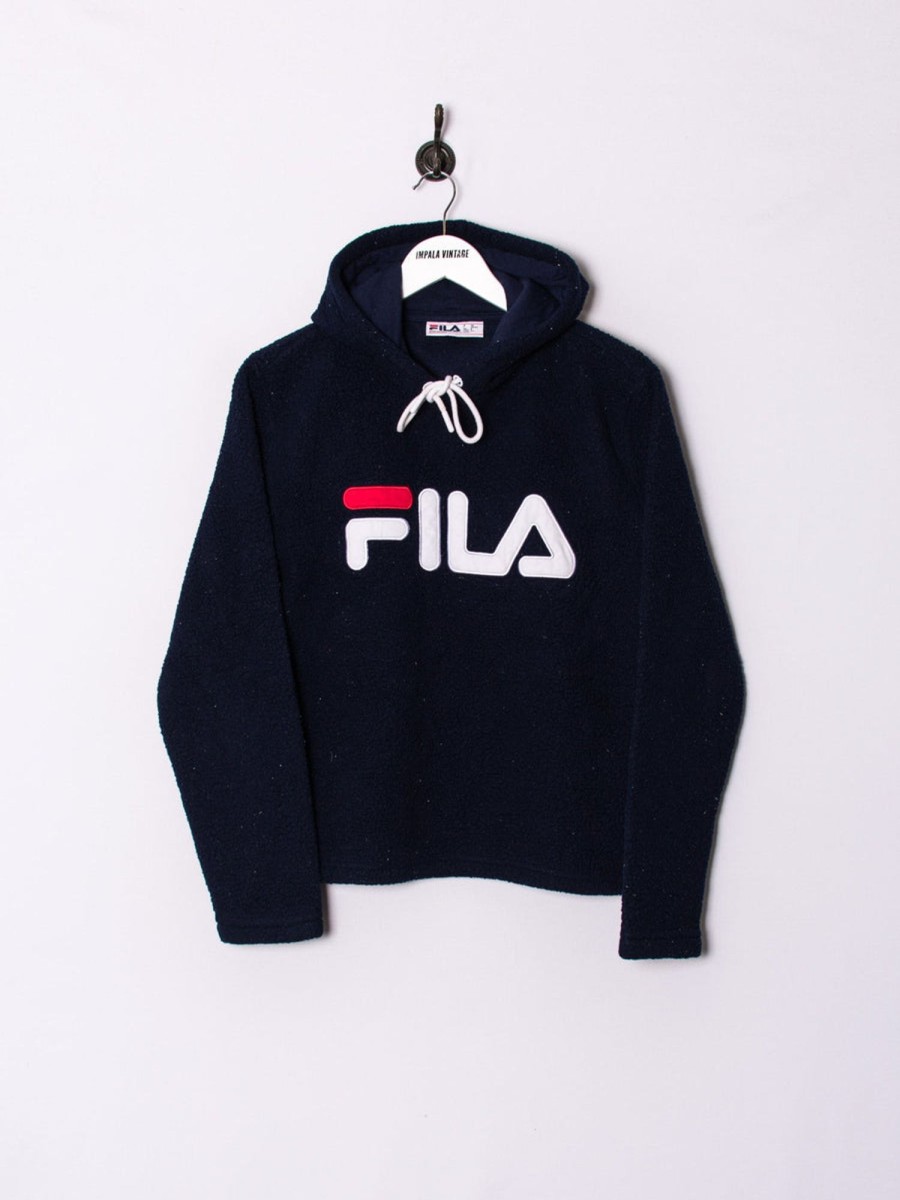 Impalavintage Fila Navy Blue Fleece New