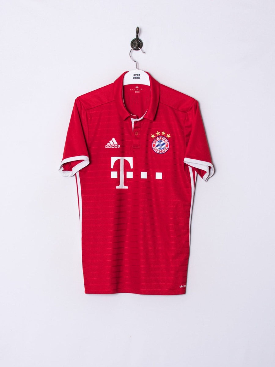 Impalavintage Fc Bayern Munchen Adidas Official Football 2016/2017 Home Jersey Clearance