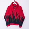 Impalavintage Nike Red Rework Iv Hoodie New