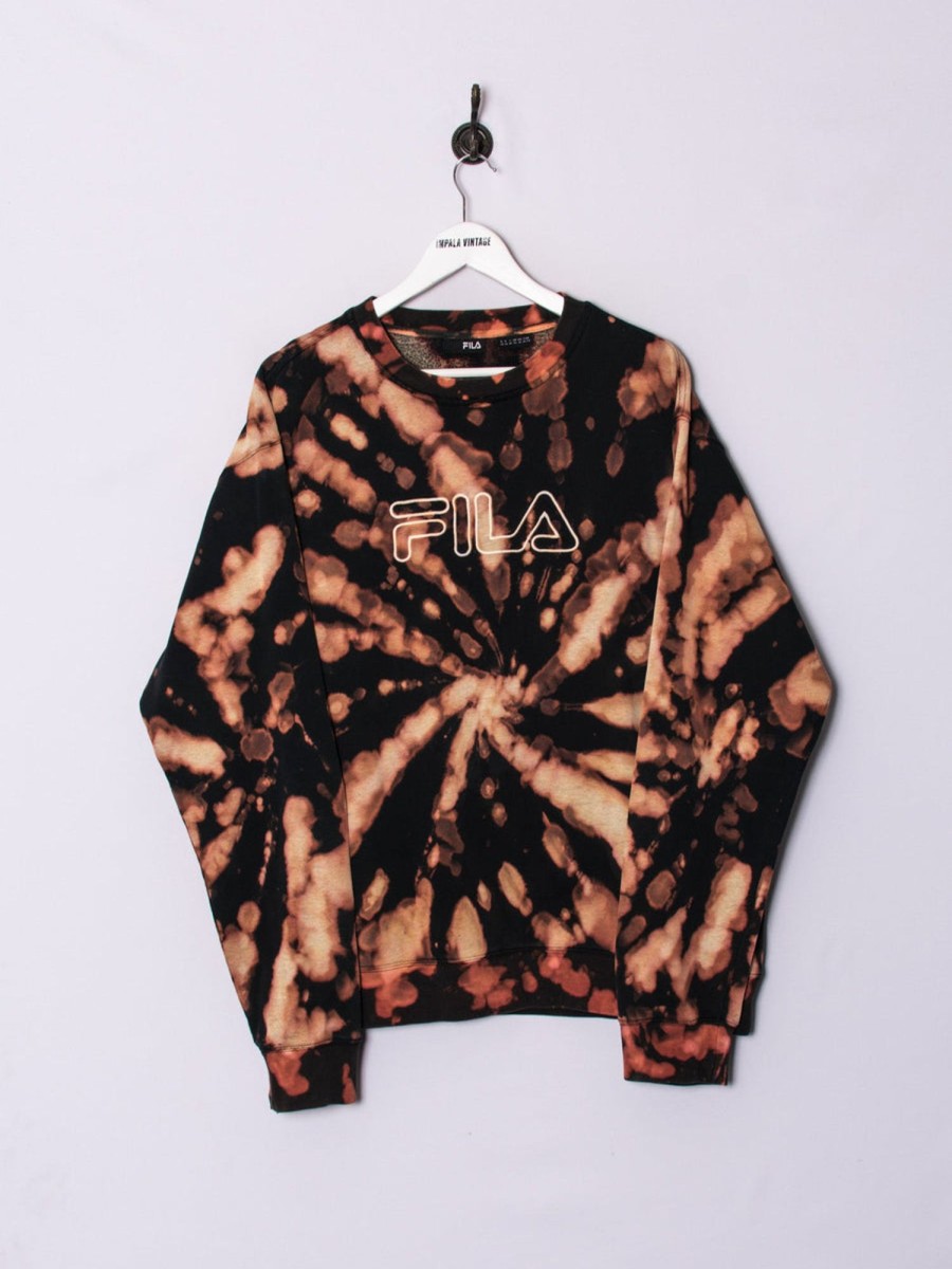 Impalavintage Fila Tie Dye Sweatshirt Clearance