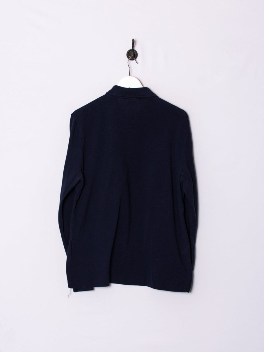 Impalavintage Lacoste Navy Blue Long Sleeves Poloshirt Online