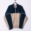 Impalavintage Adidas Blue & Cream Track Jacket Clearance