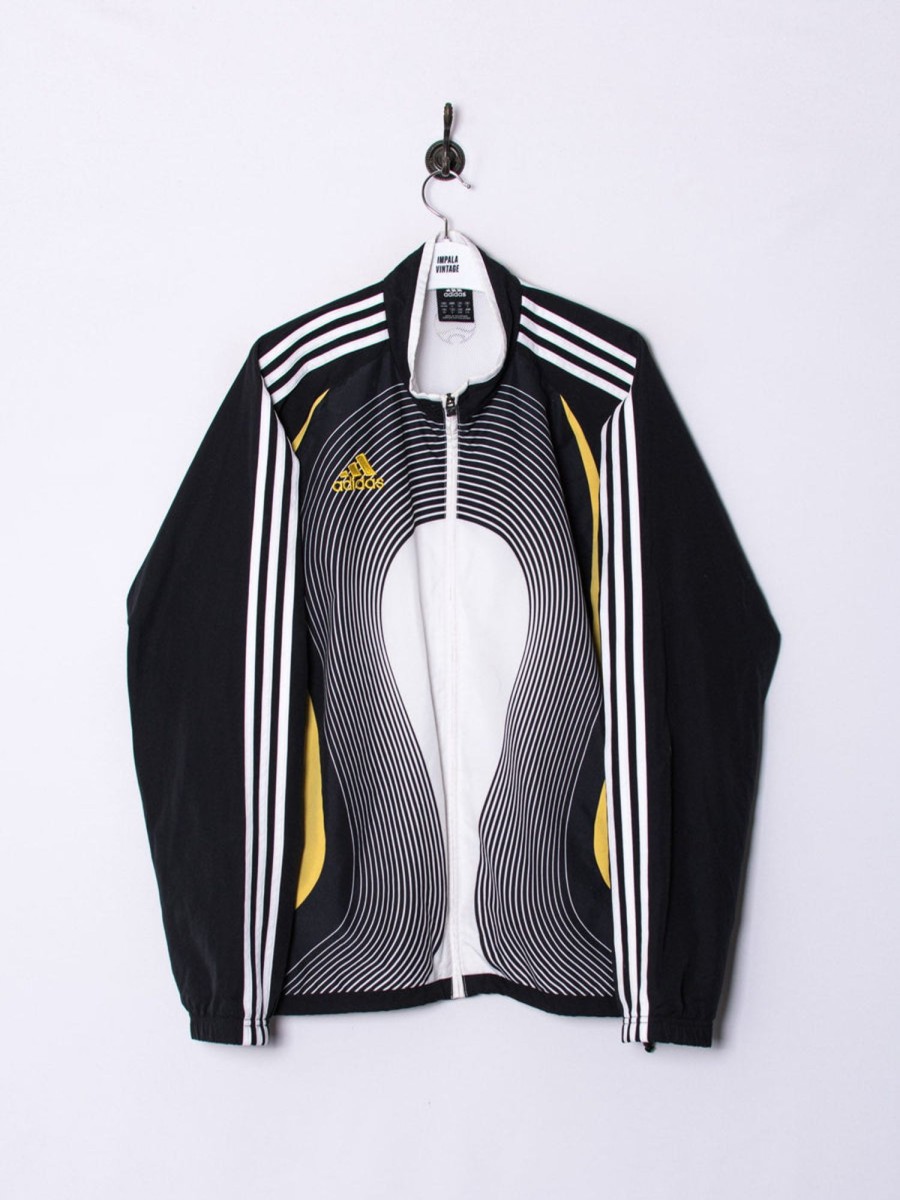 Impalavintage Adidas Black Ii Track Jacket New