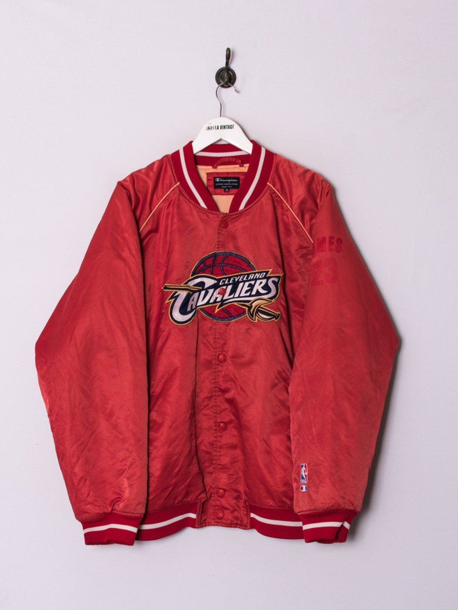 Impalavintage Cleveland Cavaliers Champion Official Nba Retro Bomber Jacket Online