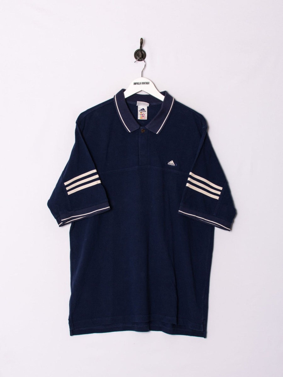 Impalavintage Adidas Navy Blue Poloshirt Best