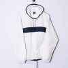 Impalavintage Nike Navy Blue & White Retro Hoodie New