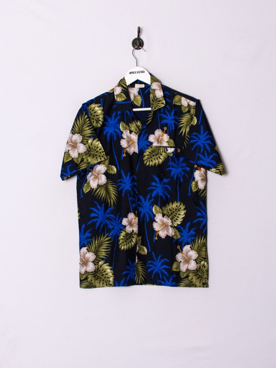 Impalavintage Blue Palms Shirt Online