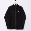 Impalavintage The North Face Black Zipper Fleece Hot