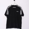 Impalavintage Adidas Black Cotton Tee Clearance