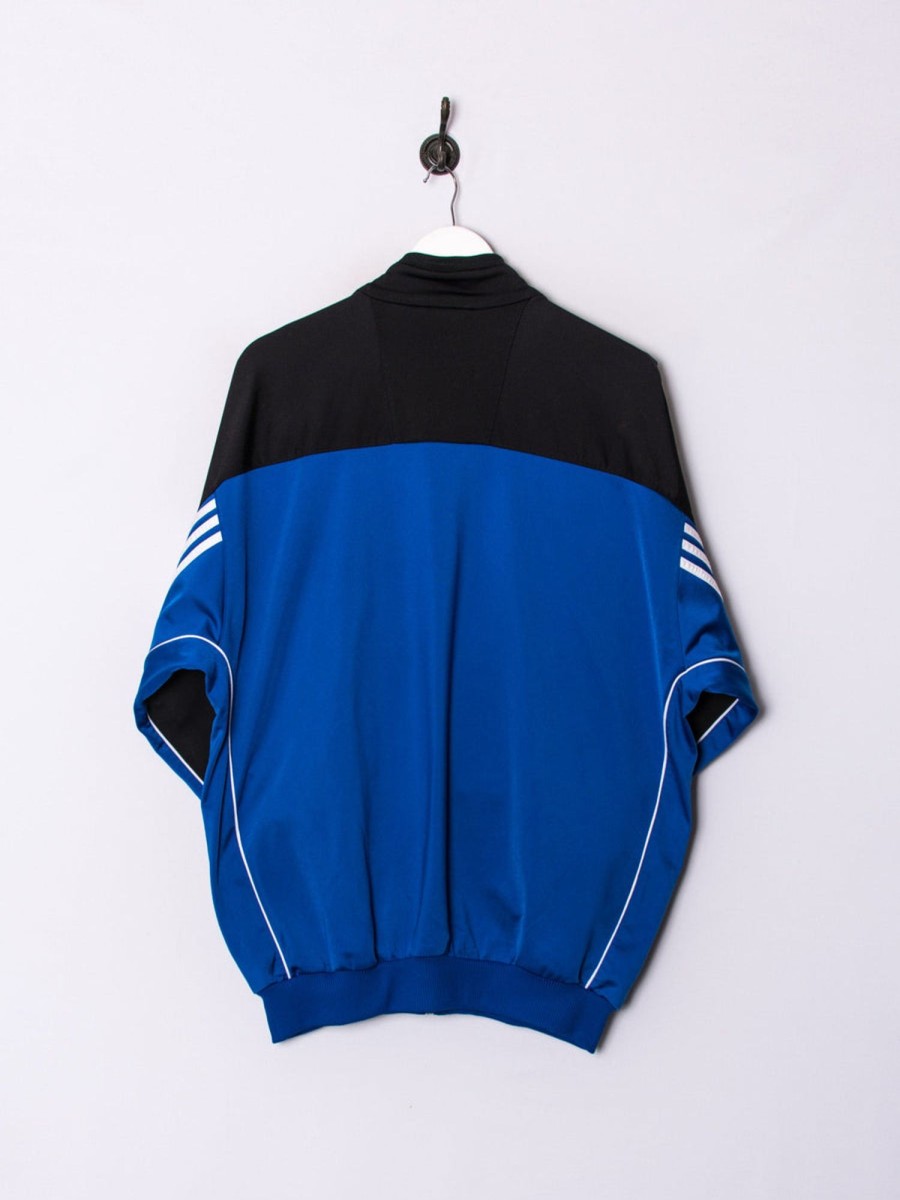 Impalavintage Adidas Blue & Black Track Jacket Wholesale