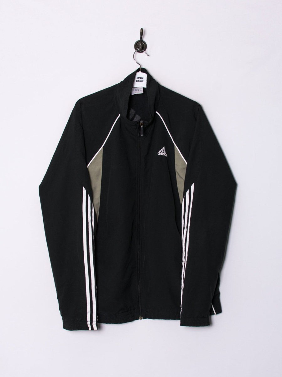 Impalavintage Adidas Black Ii Track Jacket New