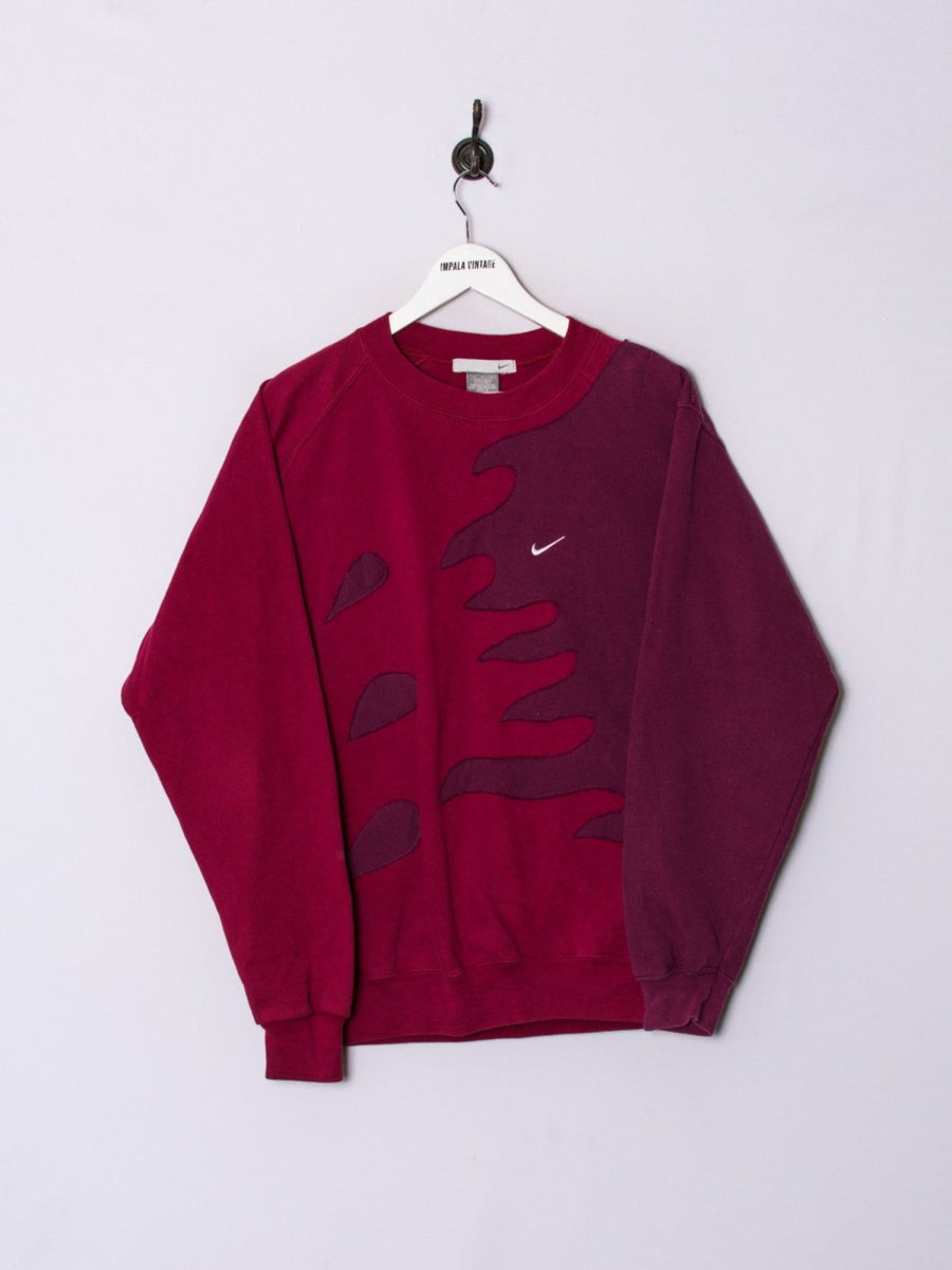 Impalavintage Nike Red Rework Sweatshirt Hot