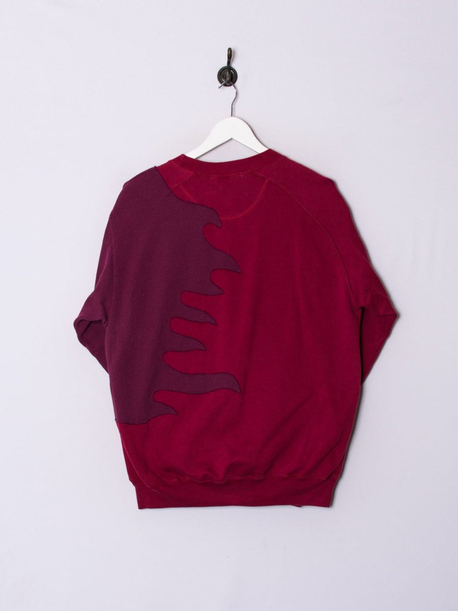 Impalavintage Nike Red Rework Sweatshirt Hot