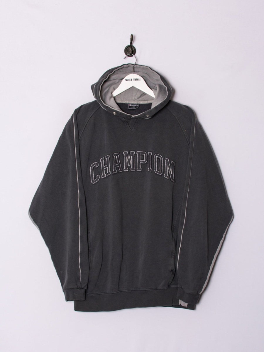 Impalavintage Champion Grey Hoodie Wholesale