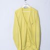 Impalavintage Yves Saint Laurent Yellow Cardigan Hot