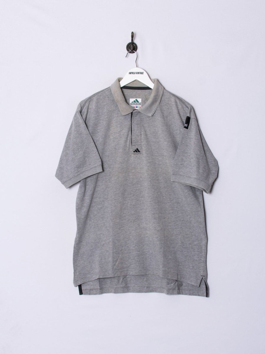 Impalavintage Adidas Equipment Grey Poloshirt Clearance