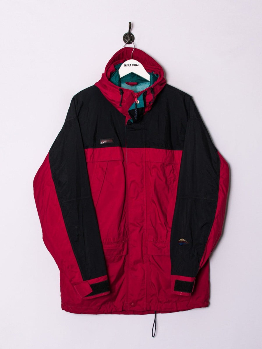 Impalavintage Columbia Red & Black Omni Tech Jacket Wholesale