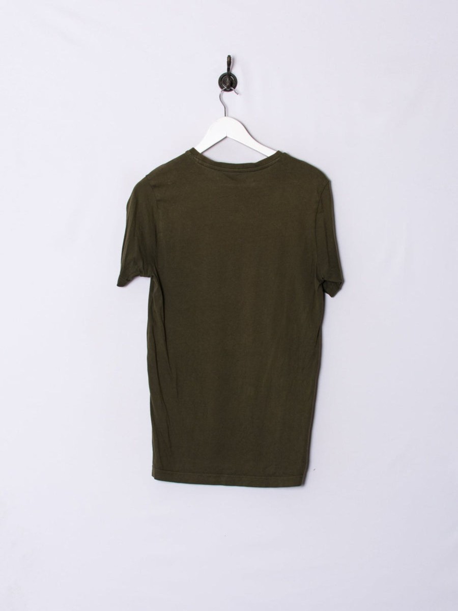 Impalavintage Puma Green Cotton Tee Online