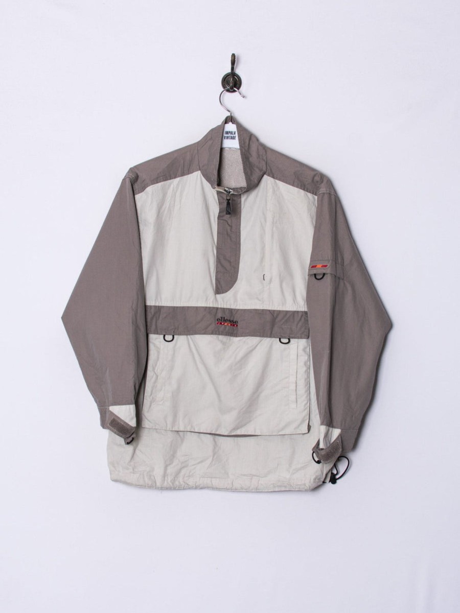 Impalavintage Ellesse Italia Grey Ii Jacket New