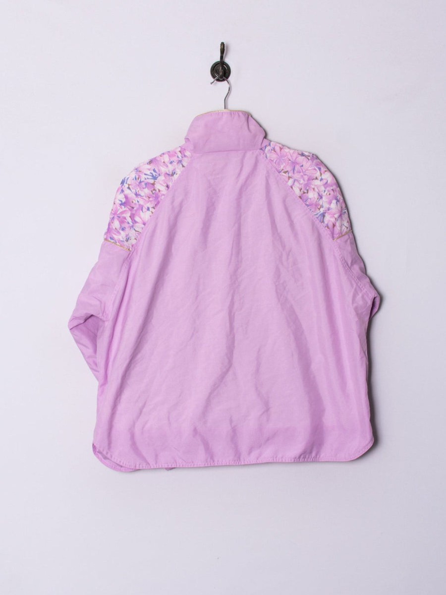 Impalavintage Pink Flower I Track Jacket Wholesale