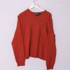 Impalavintage Polo Ralph Lauren Orange I Sweater Hot