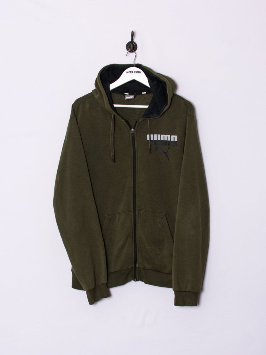 Impalavintage Puma Green Hoodie Online