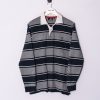 Impalavintage U.S. Polo Assn Long Sleeves Stripes Poloshirt Best