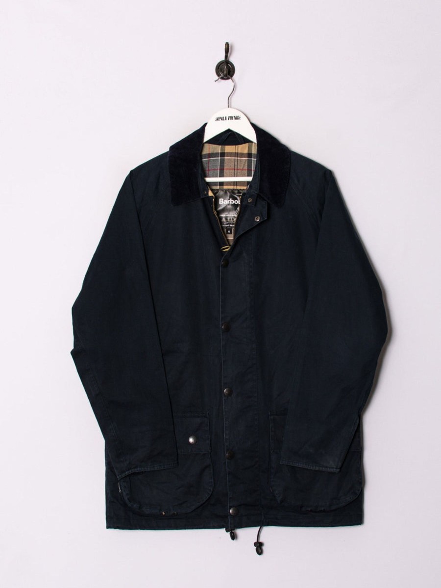 Impalavintage Barbour Navy Blue Jacket Best